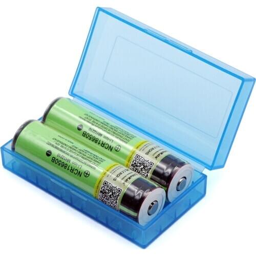 2PCS Original NCR18650B LiitoKala 18650 3400mAh battery 3.7V Li-ion Rechargebale Battery PCB Protected For panasonic toys+BOX