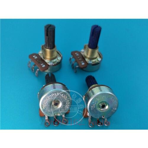 Original new 100% 75A348-103-43B 10K 20K single point potentiometer with a long handle foot hole 20MM rachides blue black SWITCH
