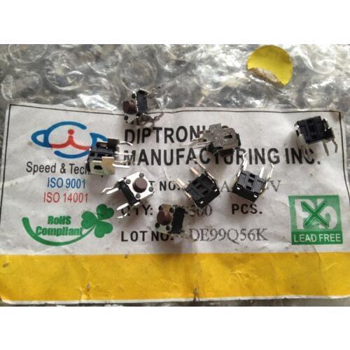 Original new 100% import DIP DTSA-62N-V light touch switch 6*6*5MM with support to move