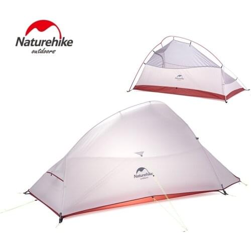 Naturehike Outdoor 2019 New Free Standing 2 Person Ultralight Camping Tent 20D Nylon Cloud UP 2 Updated