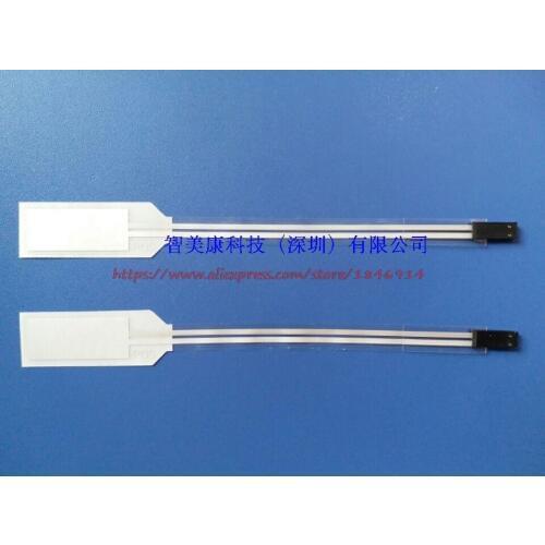 PVDF piezoelectric film vibration sensor FLDT-028K flexible vibration detection can be used for large angle bending