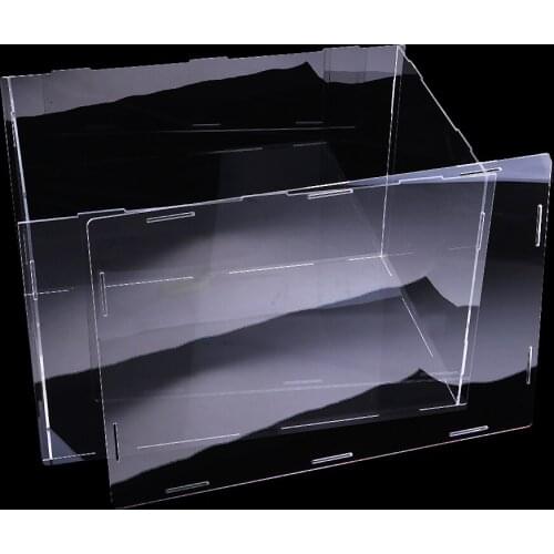14x6.2x6.2 '' Clear Acrylic Display Case Proof Assembled Model Box