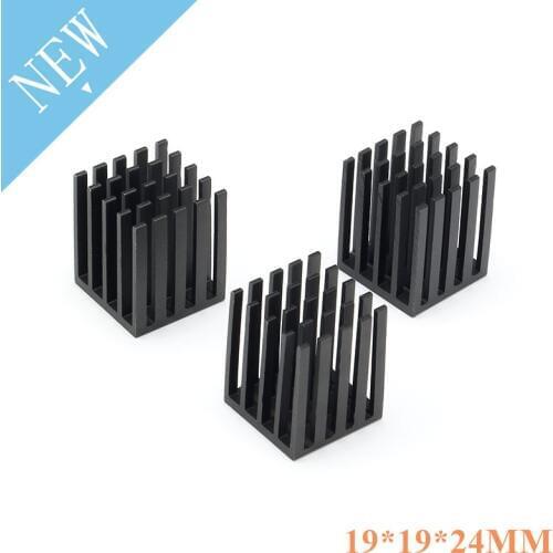 5 pcs 19*19*24mm Aluminum Heatsink Heat Sink Radiator Cooling cooler For Electronic Chip IC LED computer 19x19x24mm