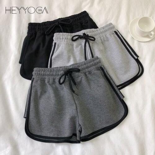 Drawstring Leisure Homewear Students All-match Breathable Simple Fashion Shorts Women Sports Wide Leg Loose Korean Style Chic