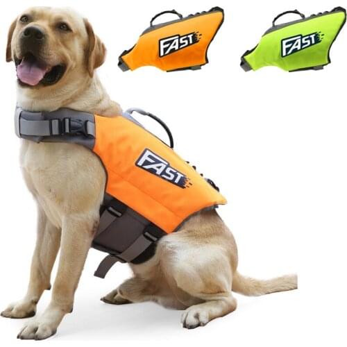 Dog Life Jacket Super Buoyancy Pet Life Vest for Swimming Lifevest with Safety Control Rescue Handle Pet Dog Life-Saving Clothes