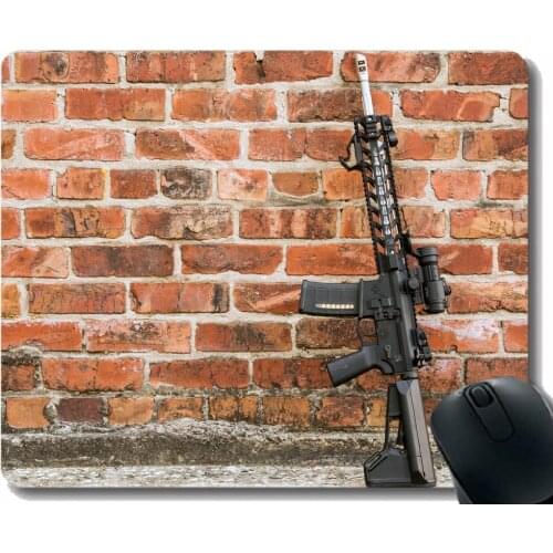 Your own Customized Mousepad,Northtech defense m4 weapon Rubber Base Mouse Pads