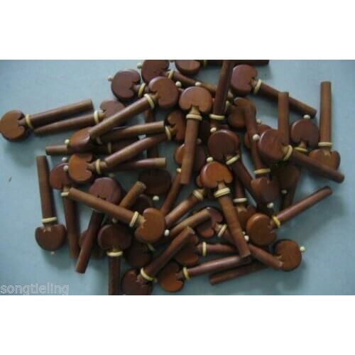 High quality 4/4Violin Fittings 100pcs (25 Sets) Jujube pegs