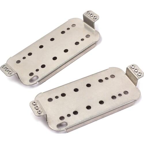 2 PCS Guitar Neck Bridge Humbucker Pickup Base Plate 50mm 52mm Pole Spacings Humbucker Bridge Neck Set