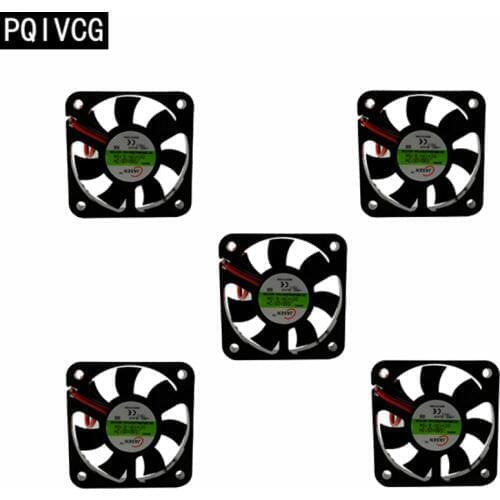 5pcs/5x5cm fan led par light use 5x5cm 12v/24v Silent fan