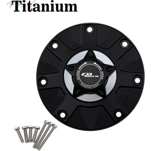For CB 500X CB500X CB500 X 2016-2018 2017 CNC Fuel Gas Tank Cap Cover Aluminum Keyless Motorcycle Accessories