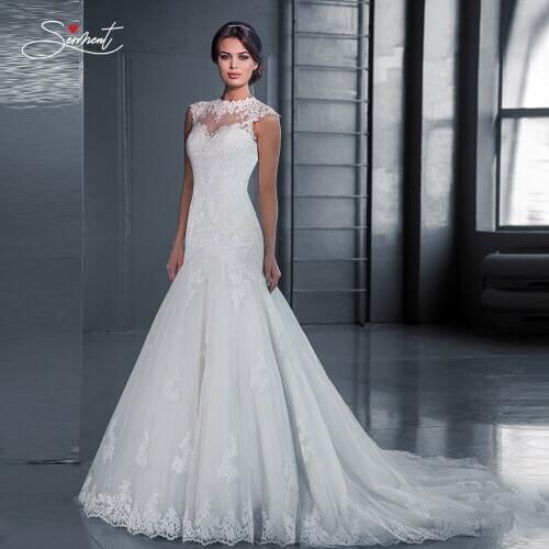 BAZIIINGAAA V-neck Wedding Dresses