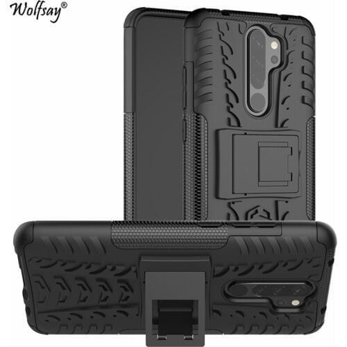 Case for Xiaomi Redmi Note 8 Cover Soft Rubber & Hard PC Case For Xiaomi Redmi Note 8 Pro Case Phone Holder Redmi Note 8 fundas