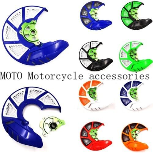 For KX125 KX250 KX250F KX450F KLX450R 2006-2017 Motorcycle Front Brake Disc Rotor Guard Cover Protector Protection