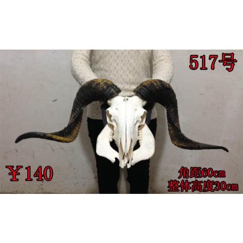 Head Arts Crafts Natural sheep skull head specimens pendant Tibetan really crafts jewelry ornaments factory Home Furnishing tau