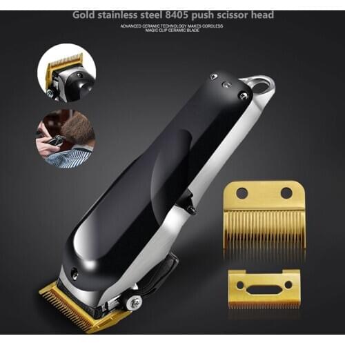 Hot TOD-for Wahl ic Clip Cord & Cordless Replacement Blade + Cutter Blade (Steel Blade)-Gold