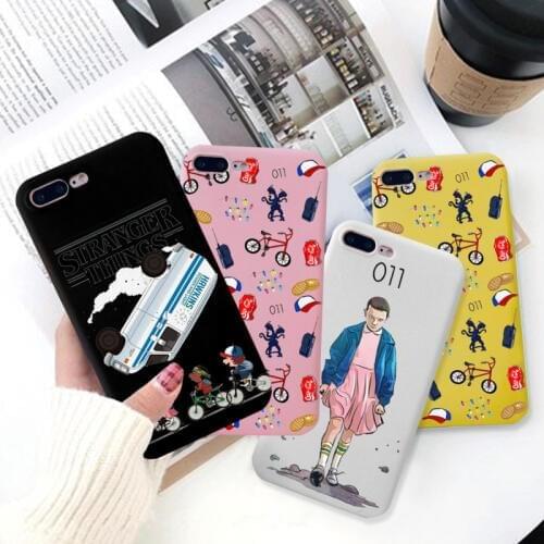 GYKZ Stranger Things Christmas Lights Phone Case For iPhone X XR XS MAX 11 Pro 7 8 6 6s Plus Rainbow Soft Matte Back Cover Coque
