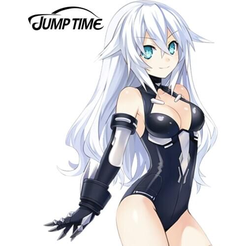 JumpTime 13cm x 9.1cm Japanese Anime Hyperdimension Neptunia Sexy Beauty Noire (Black Heart) Drift Decal Bumper Stickers