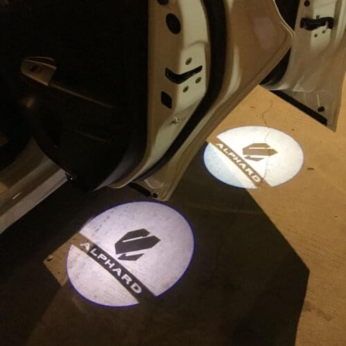 1/2pcs Led Car Door Welcome Laser Projector Courtesy Step Lights For Toyota Alphard Avensis Auris Yaris Corolla Car Accessories