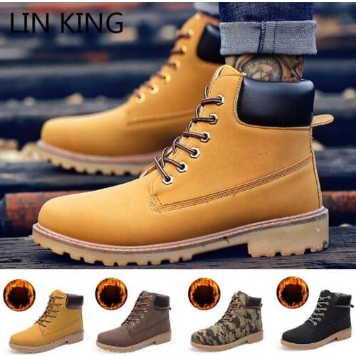 Мужские классические ботинки LIN KING China At AliExpress