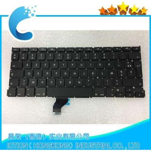 10pcs/lot Brand New Replacement FR Keyboard For Macbook Pro Retina A1502 French Keyboard