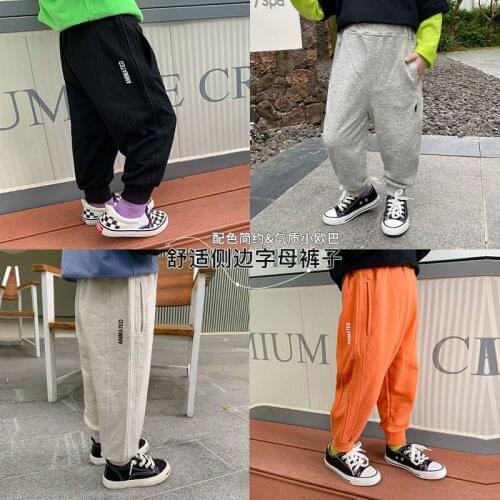 2021 new spring autumn/winter/summer Girls Kids Boys pants comfortable cute baby Clothes Children Clothing