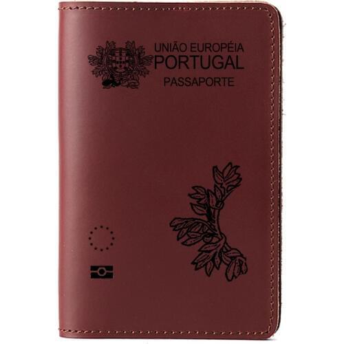 Portugal passport cover Genuine Leather Cover for Passport Portugal national Card Holder Case for Travel Accessories