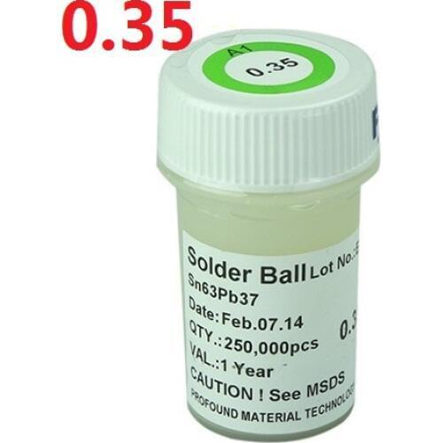 PMTC 0.35mm 250k chip set IC soldering balls lead solder balls for BGA reballing