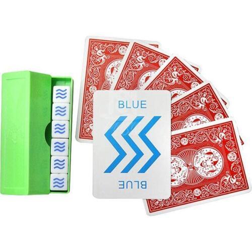 Sympathetic Dice magic tricks Prediction ESP Dice ESP Card magic props for Children Kid street close up mentalism comedy
