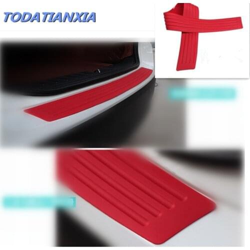 Rubber Car Rear Guard Bumper Protector Sticker FOR niva chevrolet changan cs35plus ada 2114 prius 20 honda accord 8 bmw e30