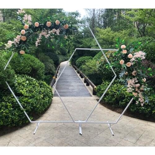 Wedding arch square arch balloon arch background bracket background decoration Wedding Decoration Party Birthday Decoration