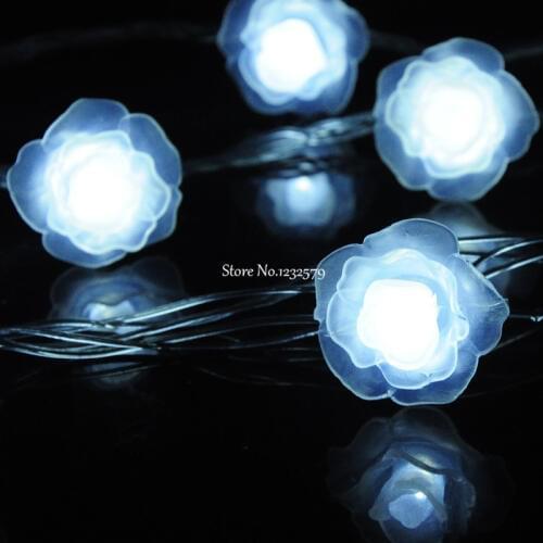 30M led string lights 300 Rose led flower lamp holiday decoration Festival wedding party Christmas light indoor outdoor use