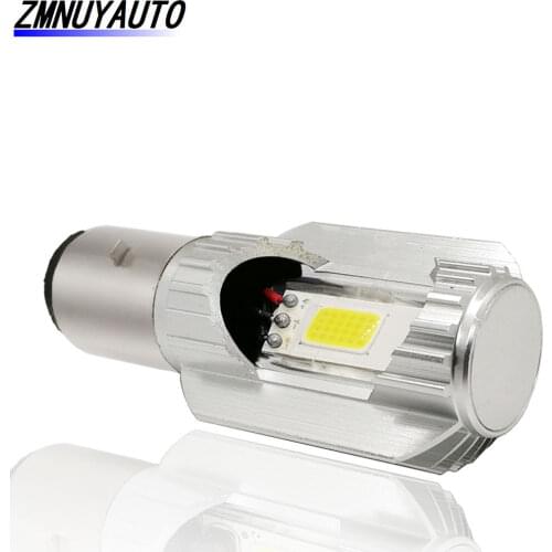 H4 H6 BA20D Led Motorcycle Headlight Bulbs COB Led 1500LM Hi Lo Lamp Scooter Moto ATV Accessories Fog Lights 12V