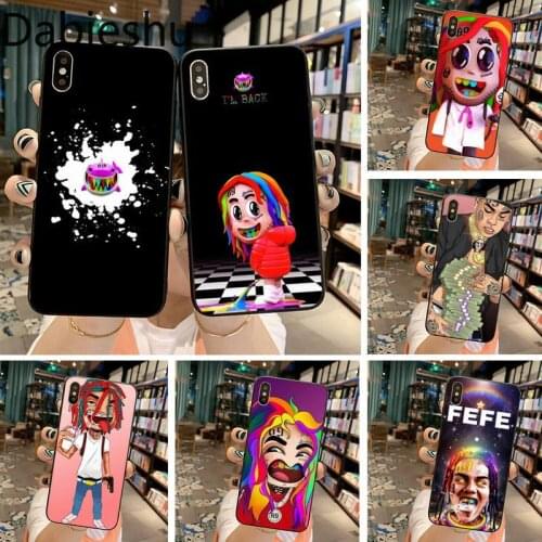Tekashi69 6ix9ine Coque Shell Phone Case for iPhone 11 pro XS MAX 8 7 6 6S Plus X 5S SE 2020 XR case