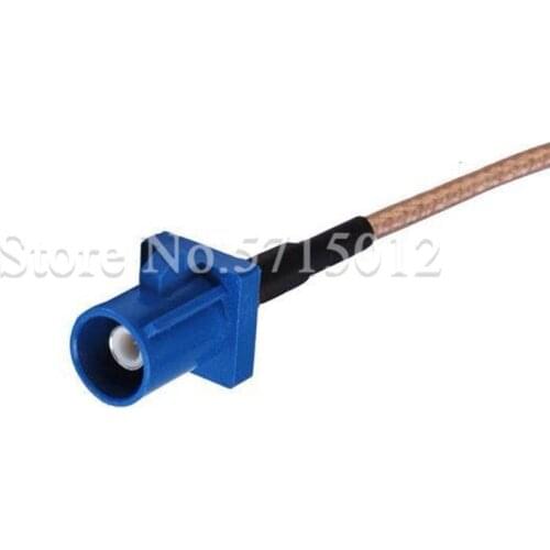 1pcs Car Connect Wire Fakra C Type Male Head Turn to SMA Famale Head Male Needle Connector RG316 Wire 15cm Antenna Cable