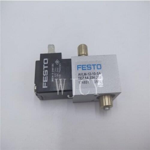 2 pcs AVLM-12-10-SA TEZ A4.334.003 SOLENOID VALVE PNEUMATIC VALUE SM52 PM 52 Printing machine parts