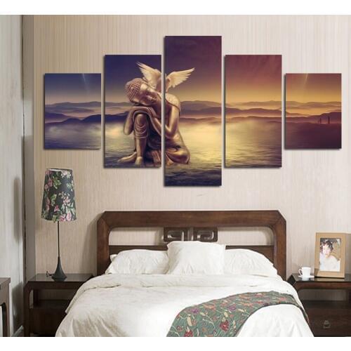 Abstract Buddha Canvas Painting Wall Picture For Living Room Cuadros Decoration Modern Printing No Frame Drop shipping FA19