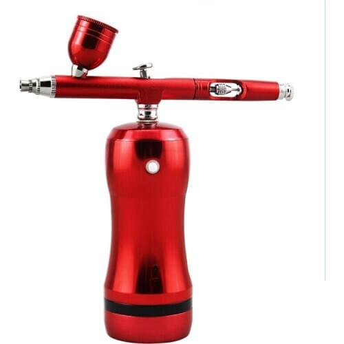 SJ20 Air Pump Airbrush Military Model Furniture Repair Coloring Tools Holding Spray Paint Pump Portable Airbrush Set Spray Gun