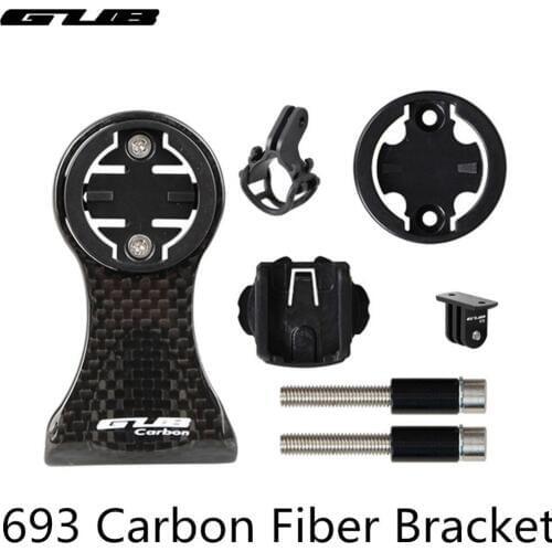 GUB 693 bike speedometer Holder For GARMIN CATEYE Bryton GoPro Stand Carbon Fibre Road Bike MTB Mount camera Flashlight bracket