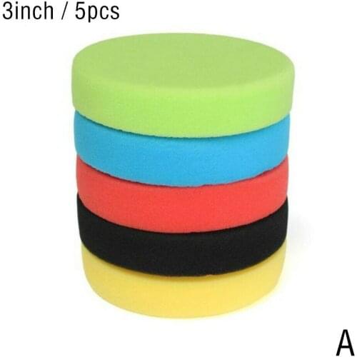 5pcs Polishing Sponge For Car Repair Car Polishing Rubbing Ruber Car All Purpose Scrub Pad Waxing Buffing Sponge Pad