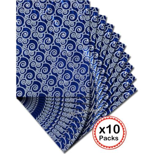 Royal blue 10 packs /Lot 20 pieces Beaded Sugar Headtie African sego Head Tie gele and ipele Nigeria Wraps Headscarf