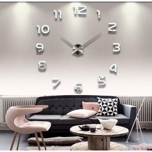 Hot Sale Wall Clock Modern Design orologio da parete decoracion salon casa Living Room Acrylic Mirror Watches
