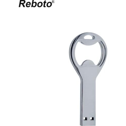 New Arrival Bottle Opener USB Flash Drive Pendrive 64GB Cle USB Memory Stick 32GB 16GB 8GB 4GB USB2.0 Pen Drive for PC