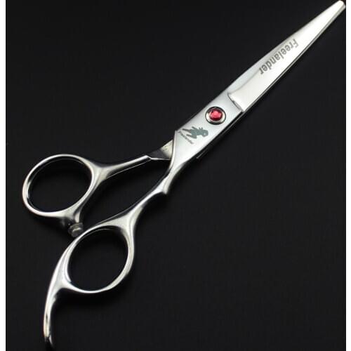 6.0" Sale Silver professional Japanese Hair Scissors sharp Hairdressing Scissors Shears Hairdresser Shaver Haircut scissors