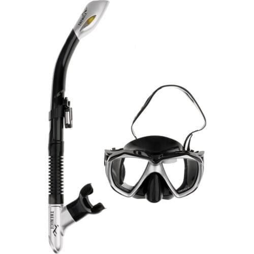 Diving Goggle Professional Snorkel Liquid Silicone Adult Set for Swimming Snorkelling Scuba Underwater Salvage Equipment