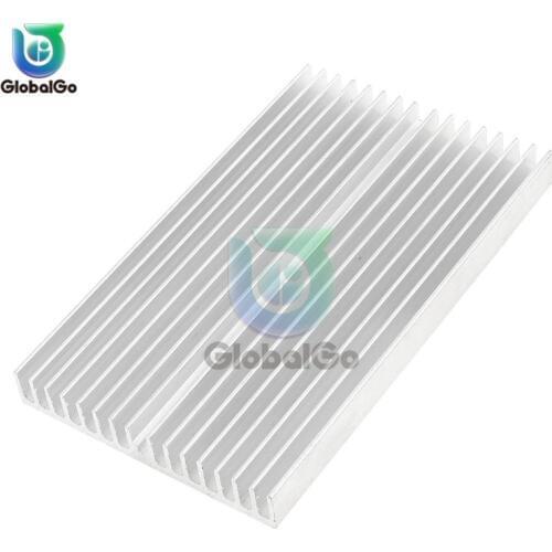 100X60X10 Computer Heatsink Cooler Cooling Aluminum Heat Sink Heatsink for LED Amplifier Transistor