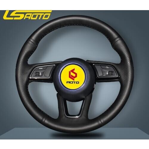 Braiding cover for Steering Wheel Cover for Audi A1 (8X) Sportback A3 (8V) A4 (B9) Avant A5 (F5) Q2