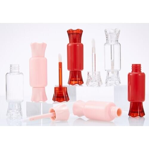 8ML DIY Lip Gloss Tube Candy-shaped Empty Tube Cosmetic Packaging Material lip gloss Refillable Cosmetics Containers