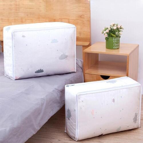 2PCS/SET Folding Closet Organizer L&S Zip Lock Empty Plastic Bag Quilt Storage Bag In The Wardrobe Bathroom Storage Organizer