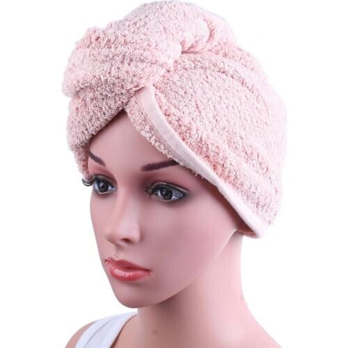 Dry Hair Towel Rectangular Microfiber Bath Shower 66x26cm-1