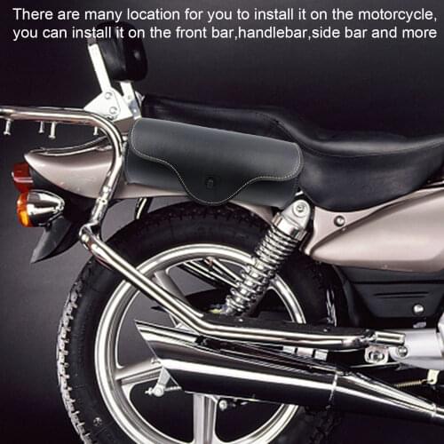 Universal Motorcycle Saddle Bag Large Capacity Waterproof Storage Bag PU Leather Storage Side Tail Bags For Motorcycle Accessory